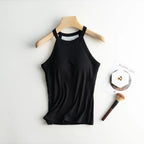 Bra Padded Camisole Women's Base Shirt Summer Underwear One Piece Pajamas Top Female Modal Sexy Sleepwear Vest Bottoming Wear