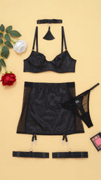 THE BLINGeries™  NOIR SKIRT – LG009