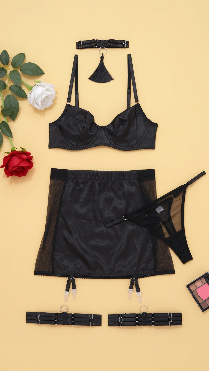THE BLINGeries™  NOIR SKIRT – LG009